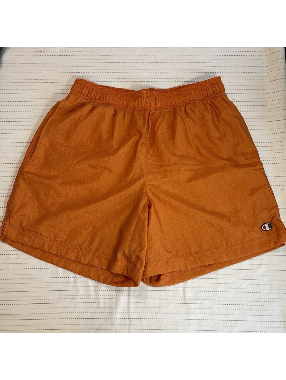 Champion Athletic Shorts Mens Size Medium Orange